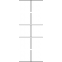 11239 - Label Size 55mm x 55mm - 2400 labels per roll
