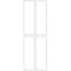 11243 - Label Size 40mm x 125mm - 1080 labels per roll 