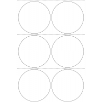 11247 - Label Size 100mm dia - 1320 labels per roll