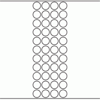 1125 - Label Size 20mm dia - 12,120 labels per roll