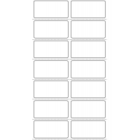 11250 - Label Size 50mm x 25mm - 4820 labels per roll