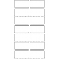 11250 - Label Size 50mm x 25mm - 4820 labels per roll 