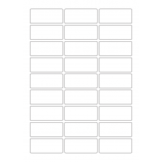 11262 - Label Size 60mm x 26mm - 7110 labels per roll 