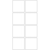 11274 - Label Size 62mm x 62mm - 2150 labels per roll