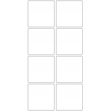 11274 - Label Size 62mm x 62mm - 2150 labels per roll 
