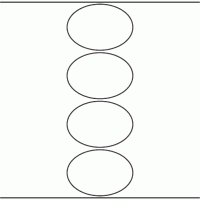 1129 - Label Size 100mm x 70mm Oval - 950 labels per roll