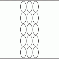 1132 - Label Size 30mm x 58mm Oval - 3,450 labels per roll