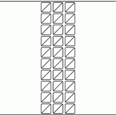 1139 - Label Size 25mm Triangle - 14,220 labels per roll 