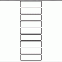 1144 - Label Size 89mm x 25mm - 2,480 labels per roll