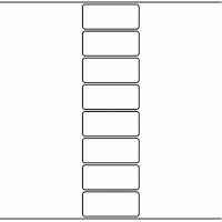 1145 - Label Size 80mm x 35mm - 1,840 labels per roll