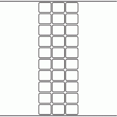 1150 - Label Size 32mm x 26mm - 7,110 labels per roll 