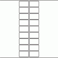 1151 - Label Size 50mm x 30mm - 4,270 labels per roll