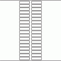 1152 - Label Size 50mm x 13mm - 8,530 labels per roll