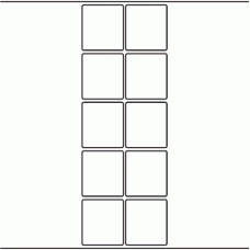 1163 - Label Size 50mm x 55mm - 2,370 labels per roll 