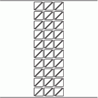 1164 - Label Size 25mm Triangle - 14,220 labels per roll