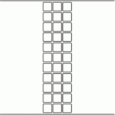 1168 - Label Size 23mm x 23mm - 7,820 labels per roll 