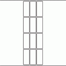 1172 - Label Size 29mm x 74mm - 2,730 labels per roll 