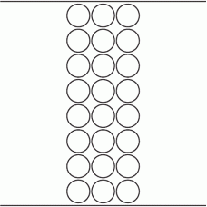 1178 - Label Size 35mm dia - 5,450 labels per roll 