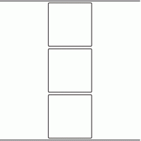 1190 - Label Size 88mm x 88mm - 750 labels per roll