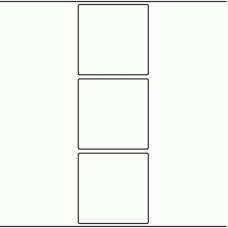 1190 - Label Size 88mm x 88mm - 750 labels per roll 