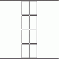 1191 - Label Size 45mm x 84mm - 1,570 labels per roll