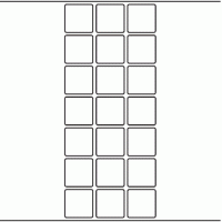 1199 - Label Size 33mm x 33mm - 5,790 labels per roll