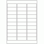 348 - Label Size 64mm x 25.4mm - 30 labels per sheet